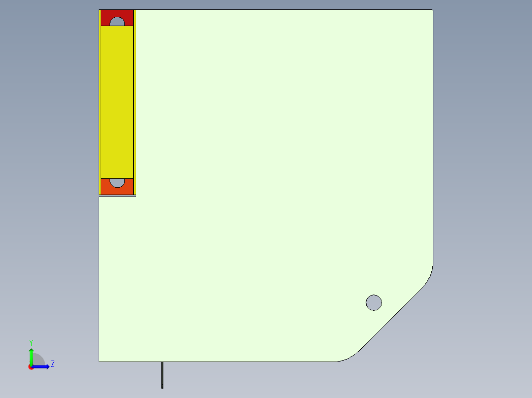 不锈钢输油泵左视图