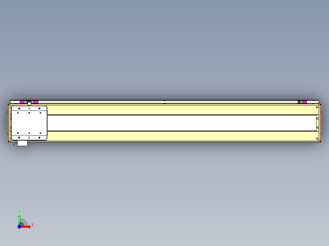 威洛博LC系列3d模型模组LC17E1Y-S1200前视图