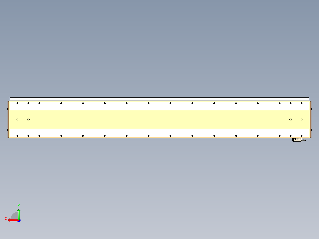 威洛博LC系列3d模型模组LC17E1Y-S1200后视图