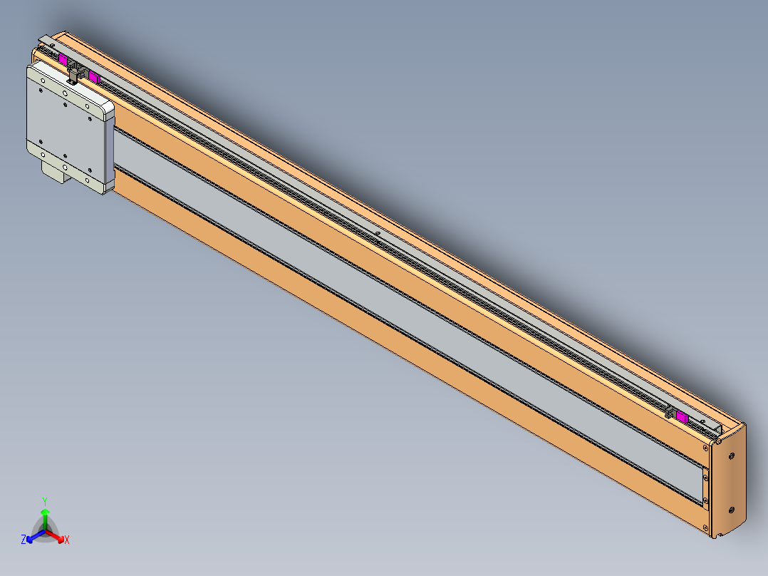 威洛博LC系列3d模型模组LC17E1Y-S1200正等轴测图
