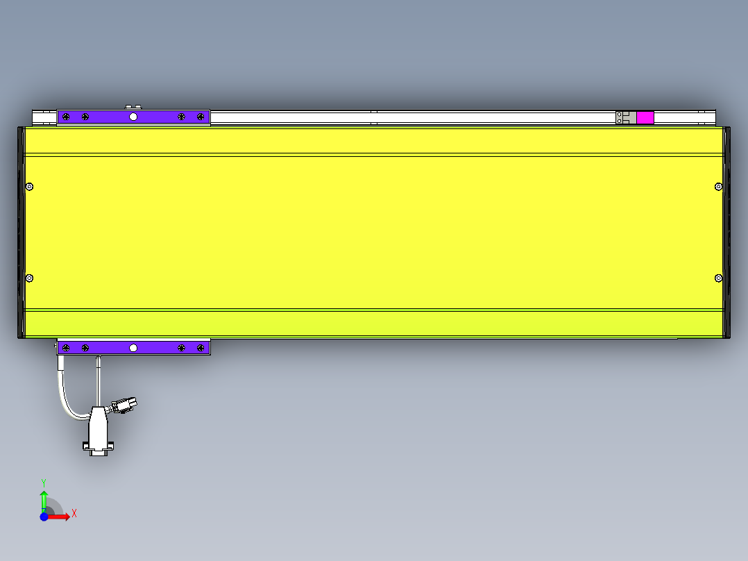威洛博VL系列直线电机模组-VL22H2-S500前视图