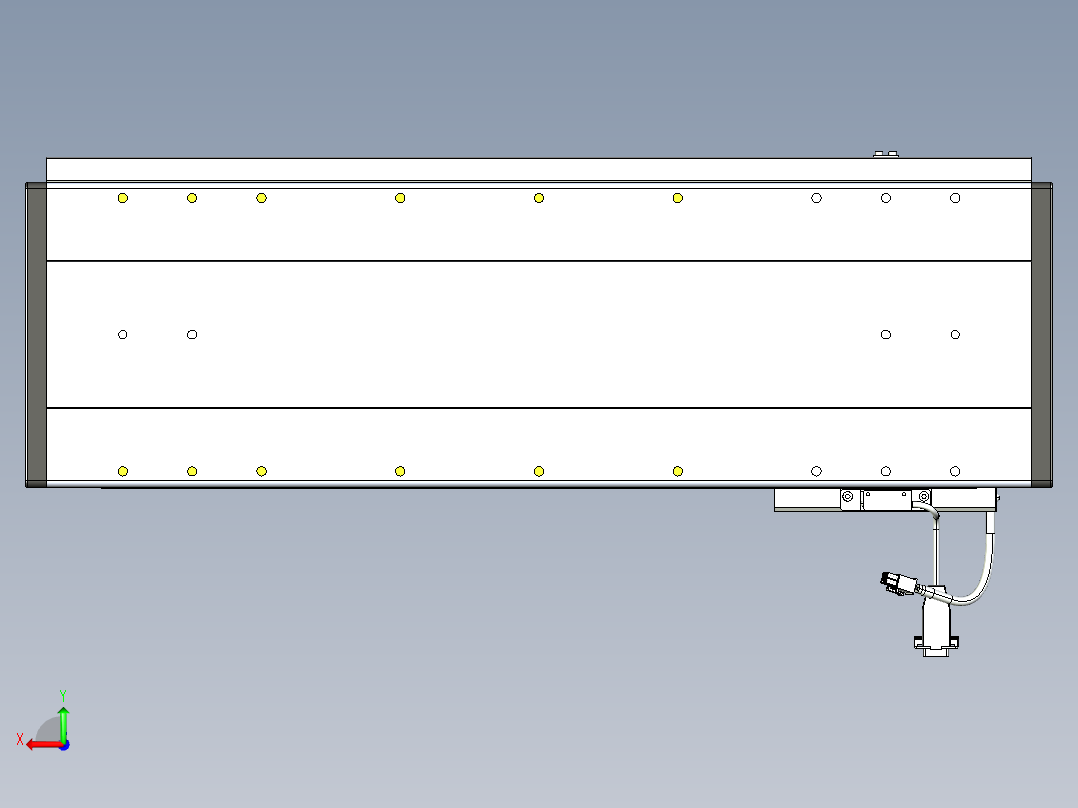 威洛博VL系列直线电机模组-VL22H2-S500后视图