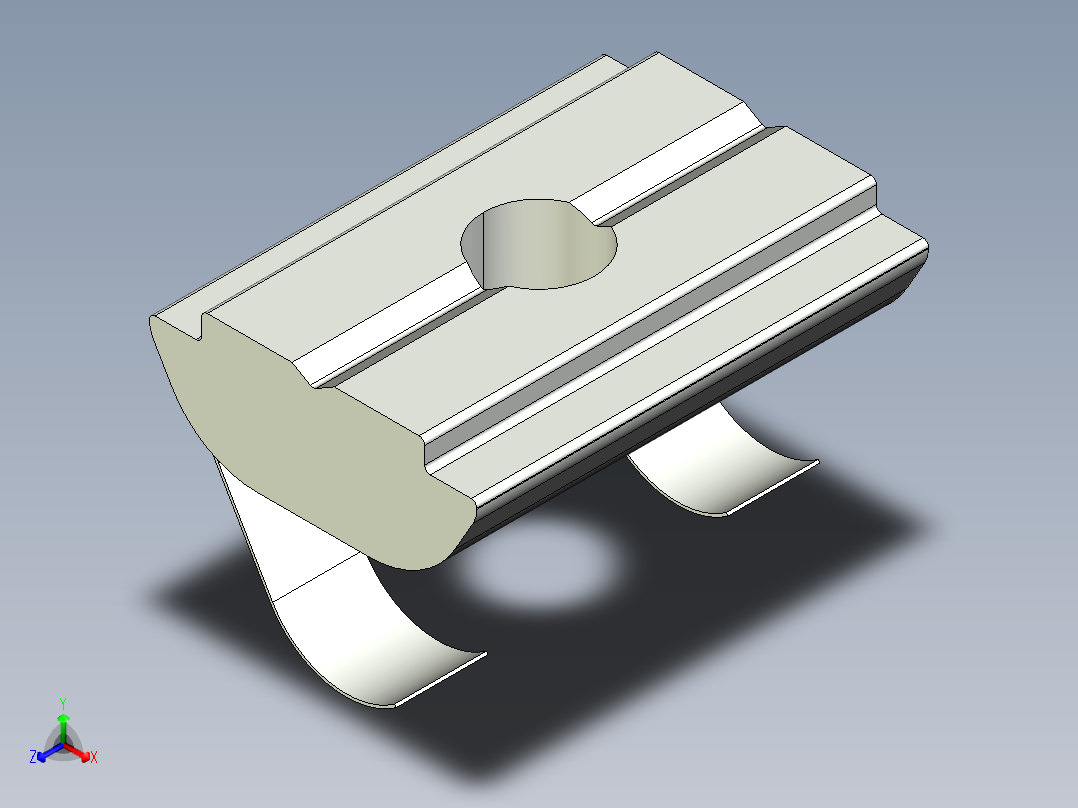型材-BR 8 SLOT M5 SPRING BLOCK KJN