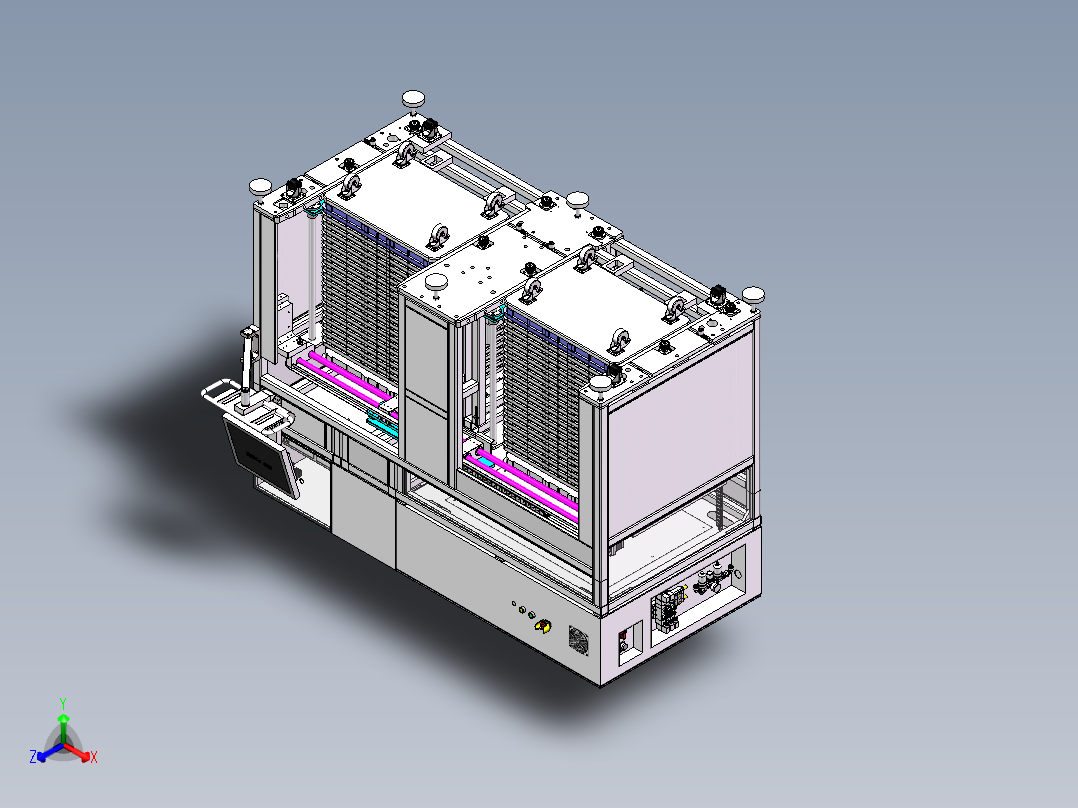 导光板搬运设备（sw20看编辑+工程图+BOM）正等轴测图