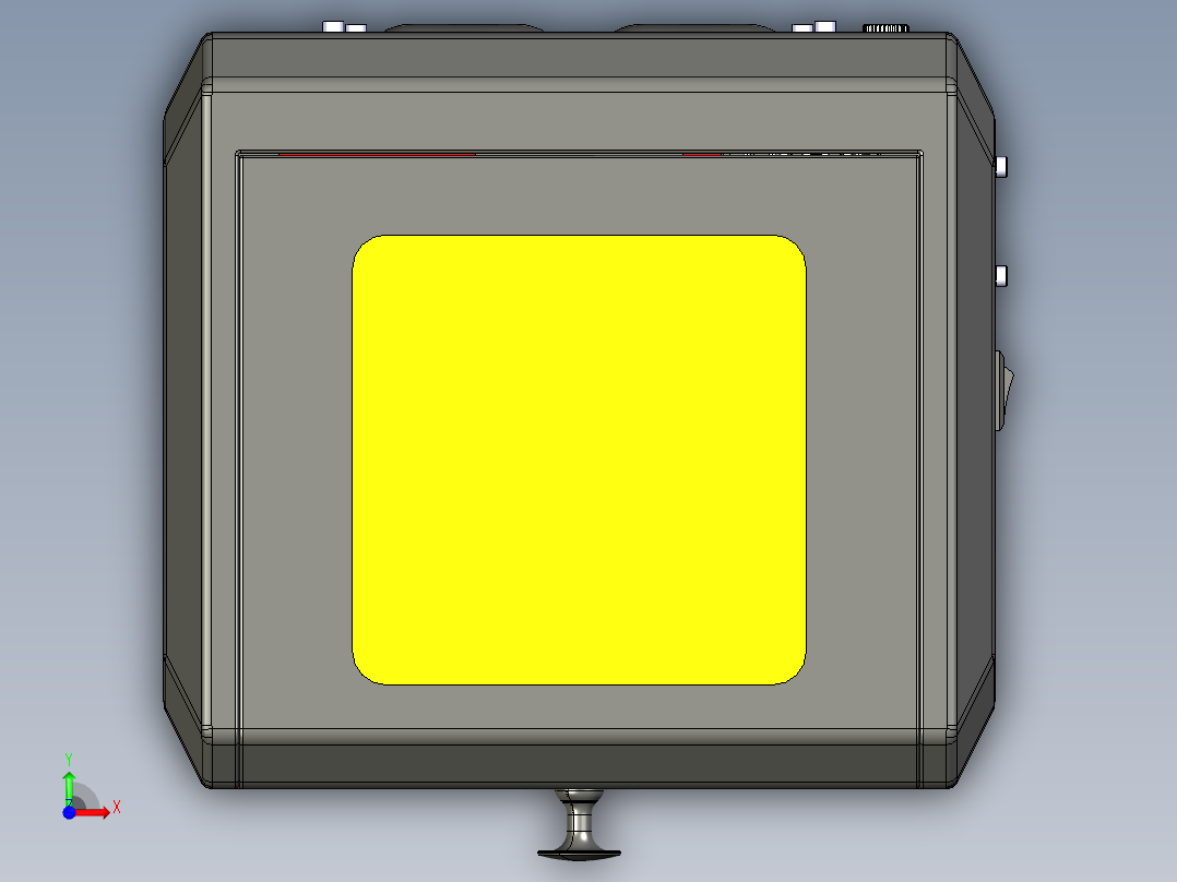 Photon LCD光固化3D打印机模型3D图纸 STP格式前视图