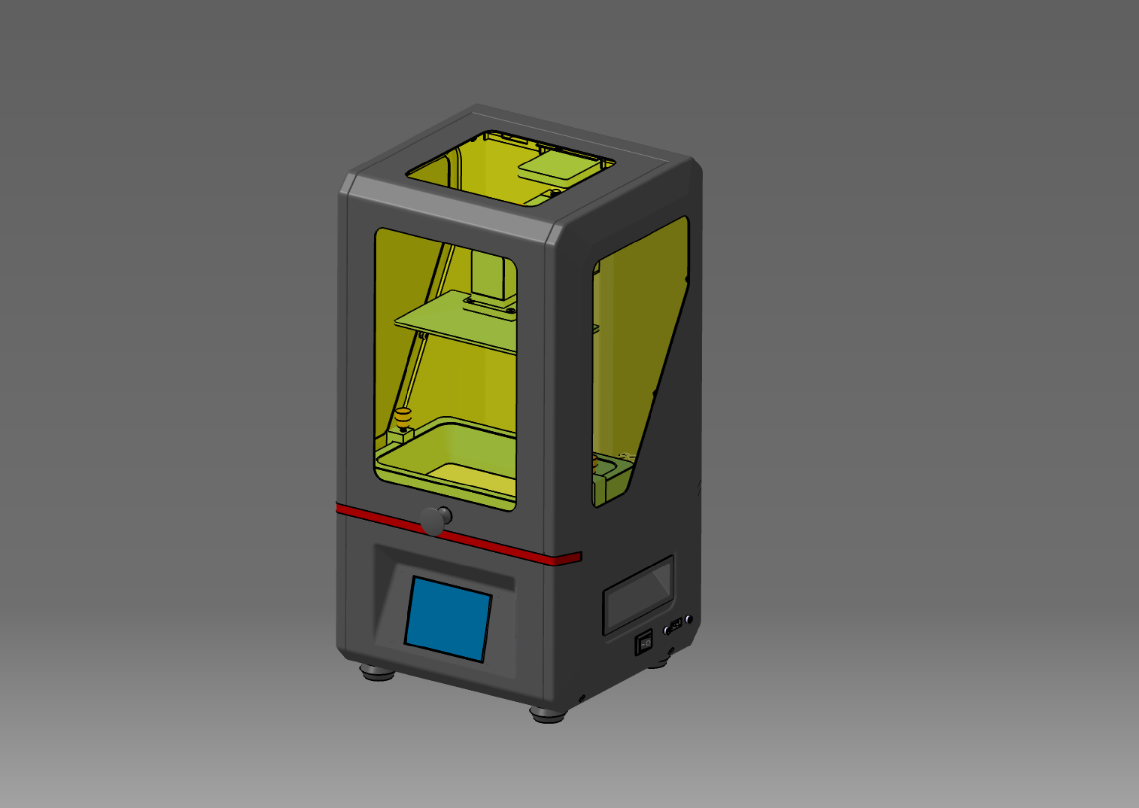 Photon LCD光固化3D打印机模型3D图纸 STP格式