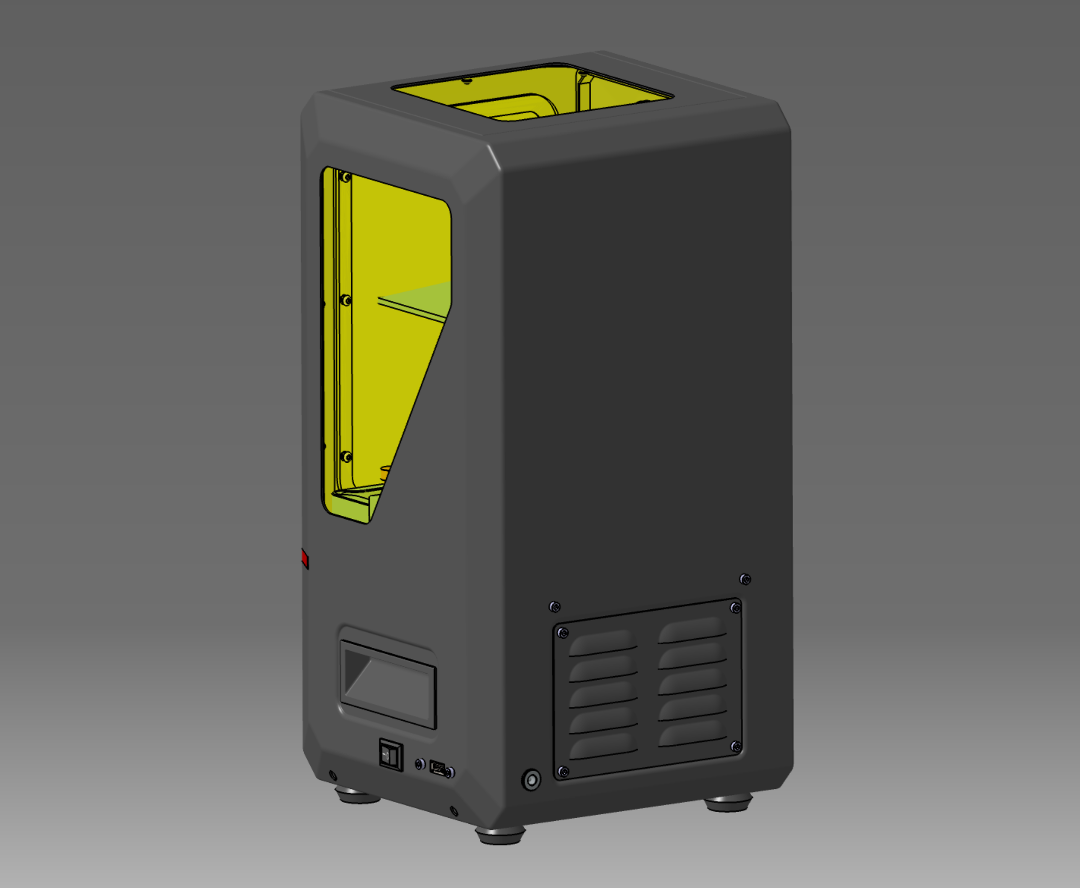 Photon LCD光固化3D打印机模型3D图纸 STP格式