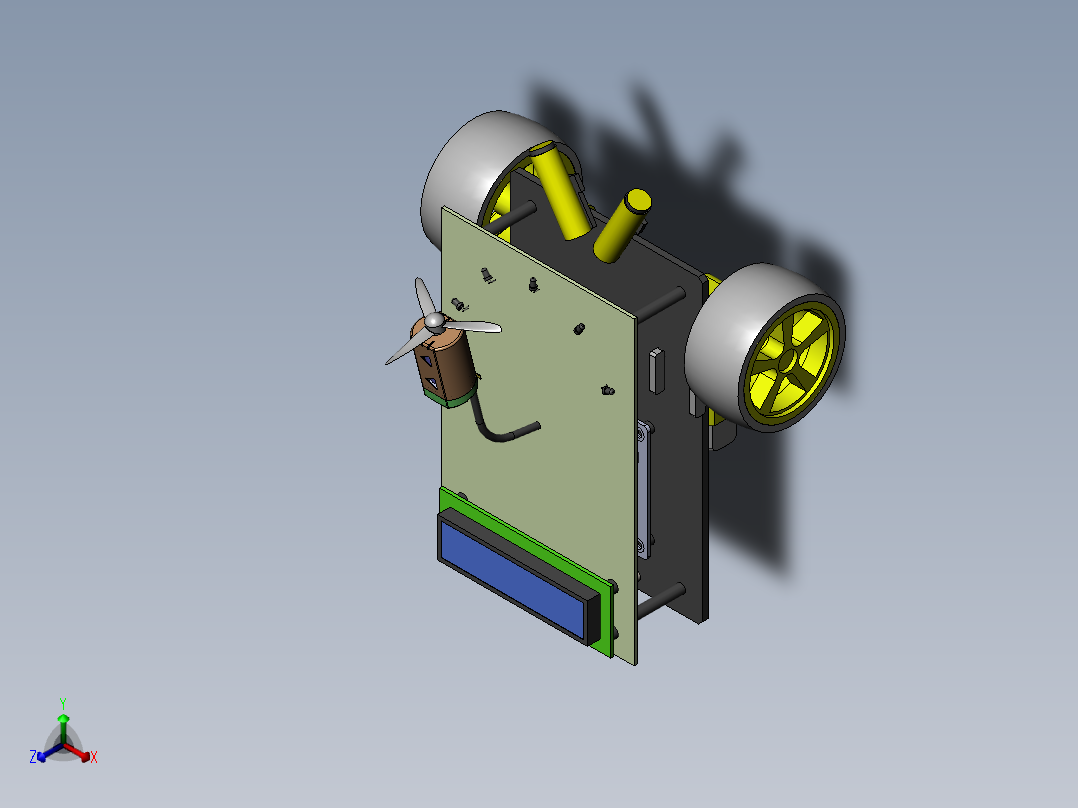 AVG车子正等轴测图