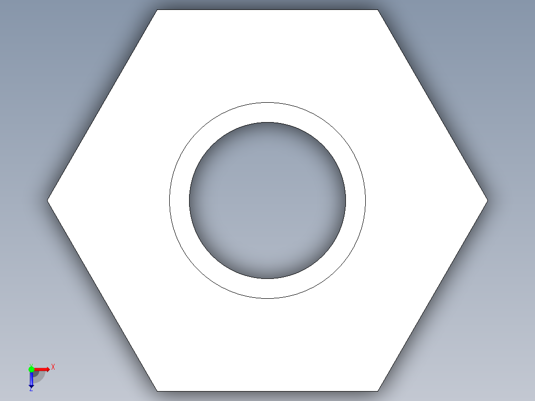 聚氯乙烯配件16-Sch80_ReducerBushing_SxSPIG_837-249_2in x 1in俯视图