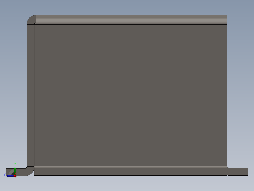气缸单作用斯特林发动机-sw右视图