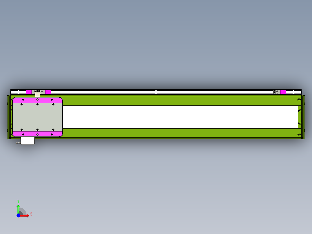 威洛博LC系列3d模型模组LC14S1Y-S750前视图