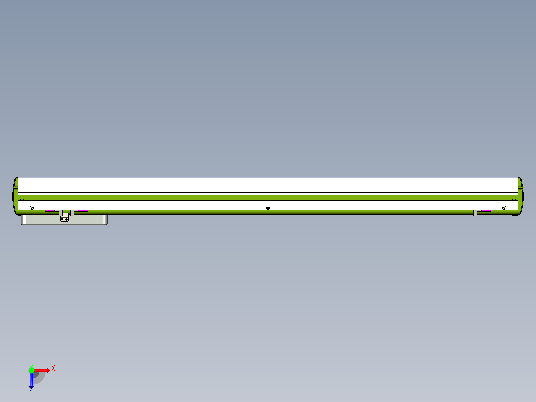 威洛博LC系列3d模型模组LC14S1Y-S750俯视图