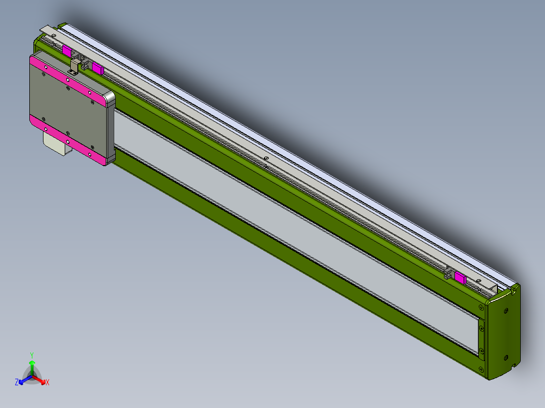 威洛博LC系列3d模型模组LC14S1Y-S750正等轴测图