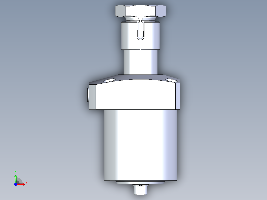 KOSMEKLHA0650-GRD多系列多零件图纸模型前视图