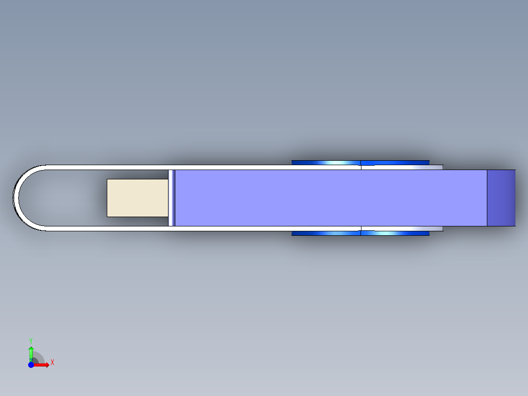 金士顿U盘模型前视图