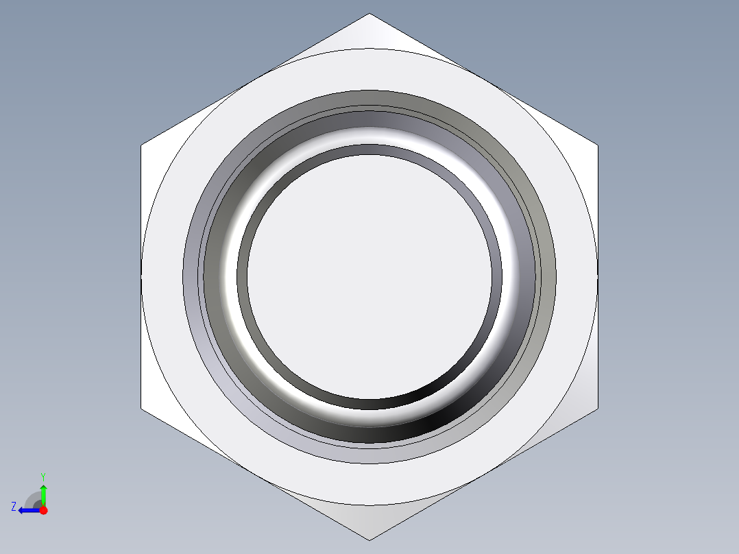 卡套式工业通用硬管接头EO_Blanking_plug_with_nut_for_cones_VKAM12LCF右视图