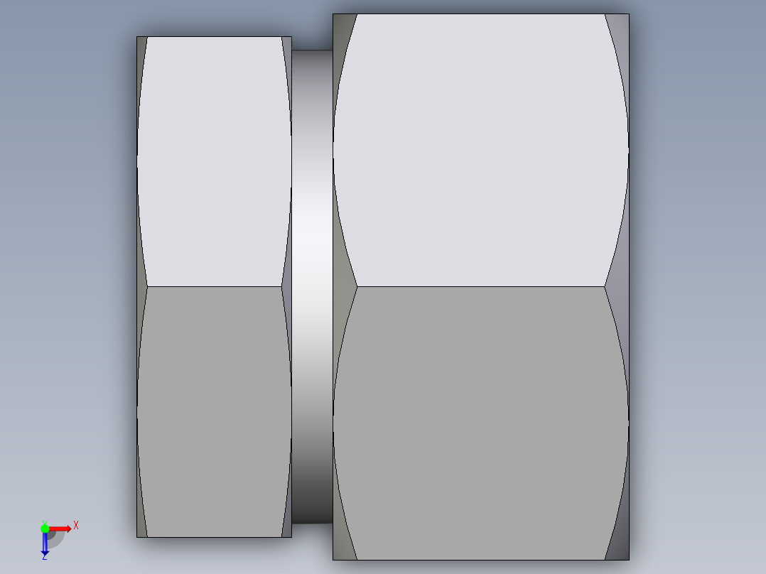 卡套式工业通用硬管接头EO_Blanking_plug_for_tube_ends_ROV38ZSCF俯视图