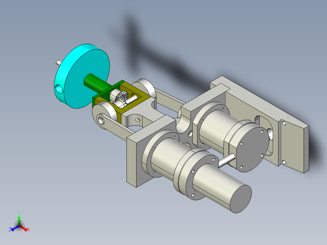 发动机 (53)正等轴测图