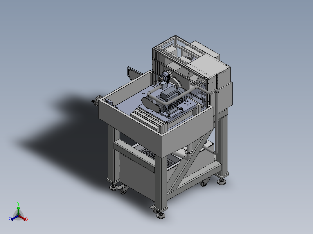 去镍机sw20可编辑正等轴测图