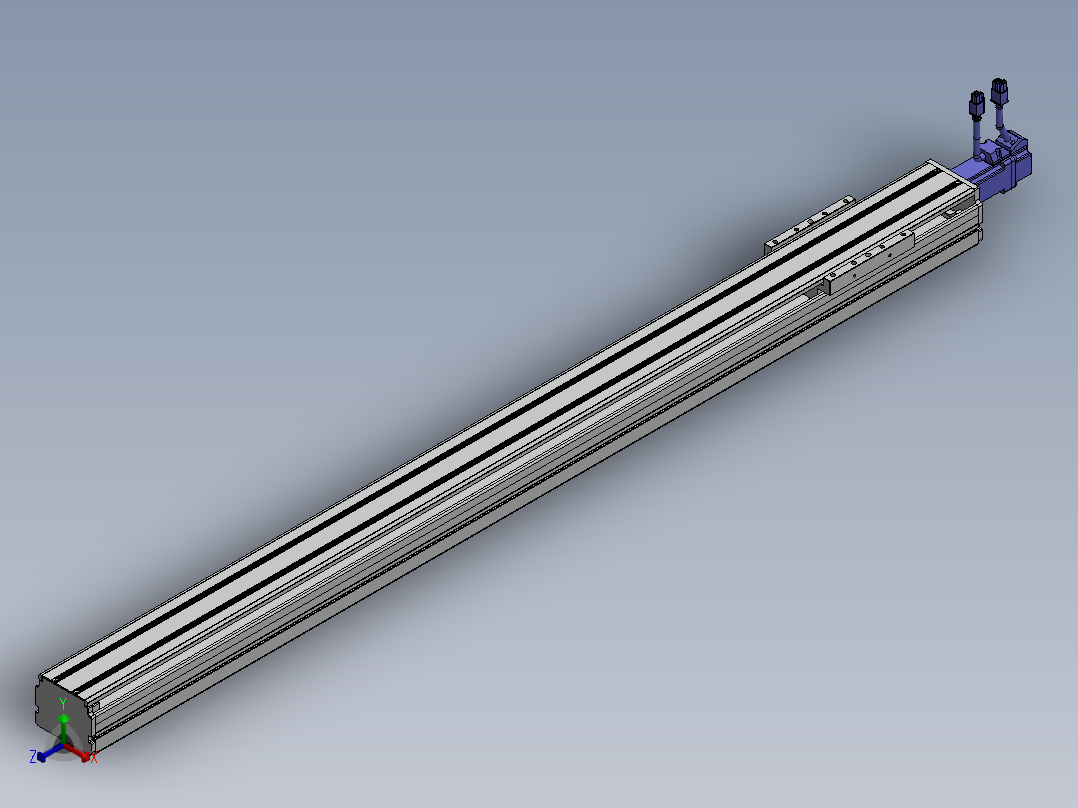 精密模组MY80D-T10-1000L-BC-P10B-C4-C正等轴测图