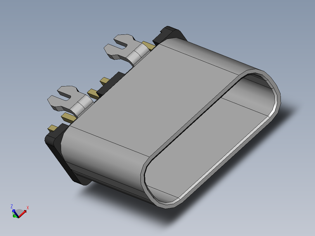 Usb连接器水平在板10mm