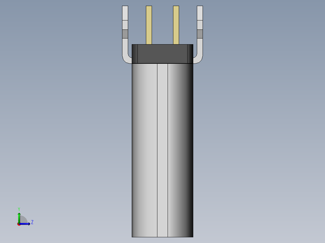 Usb连接器水平在板10mm左视图