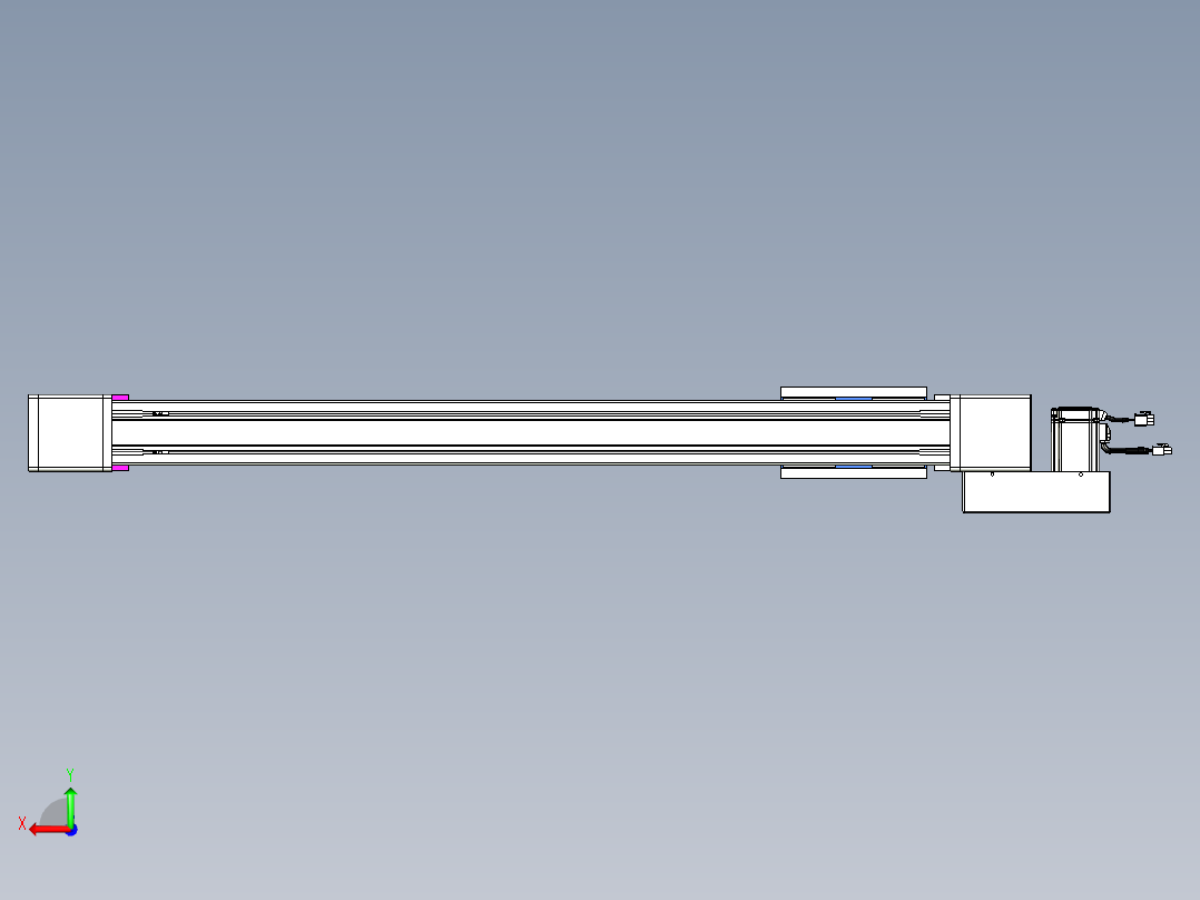 威洛博LB.GB同步带传动--欧规系列GB8-L96-S800-BL-P40后视图
