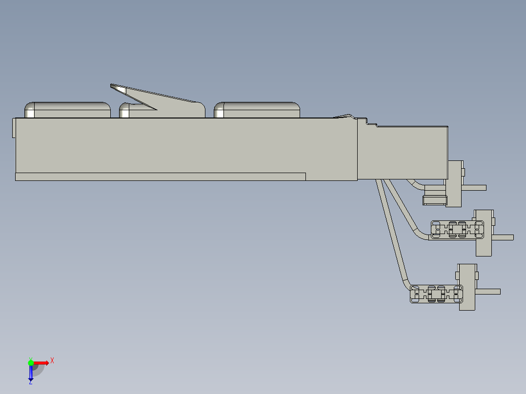 ABB ZLBM123 连接 BB + 测量变压器 400A俯视图