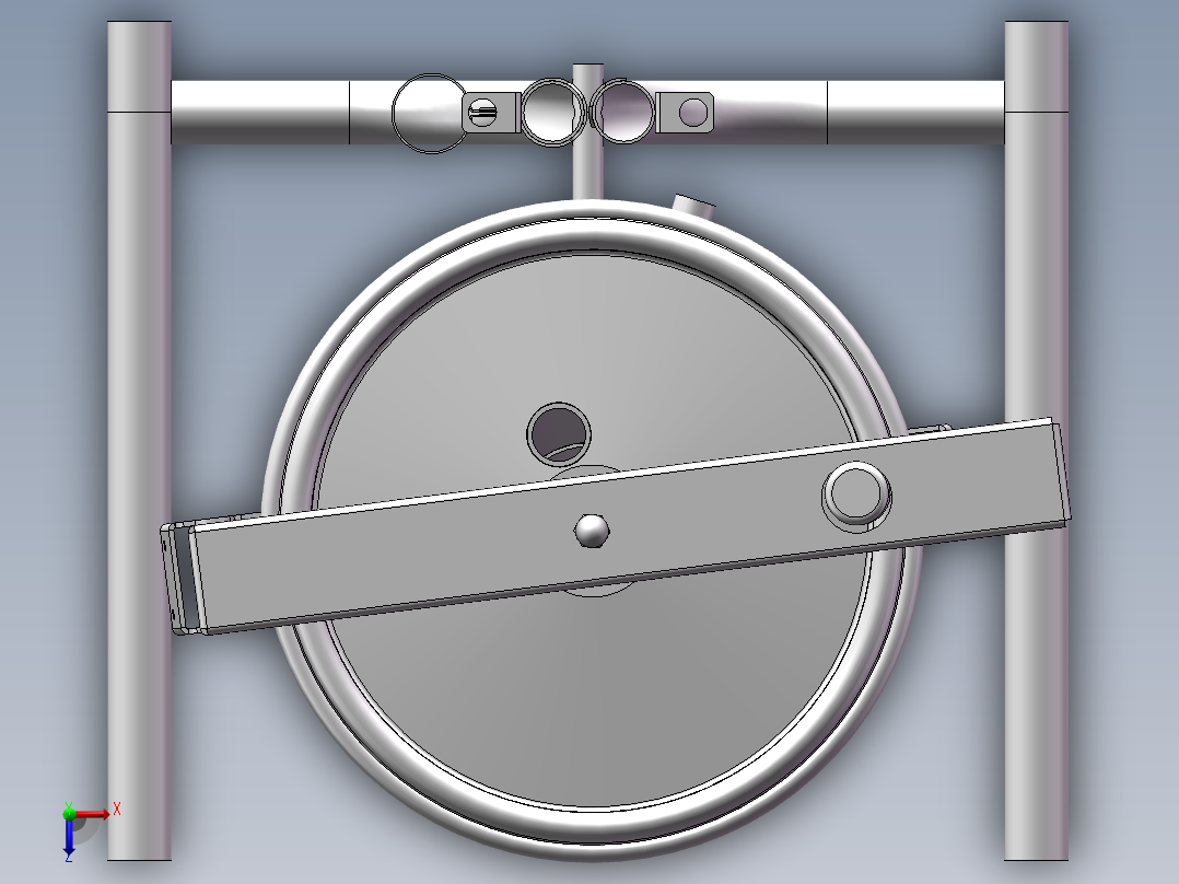 水流洗米机SW三维图 1300028==800俯视图