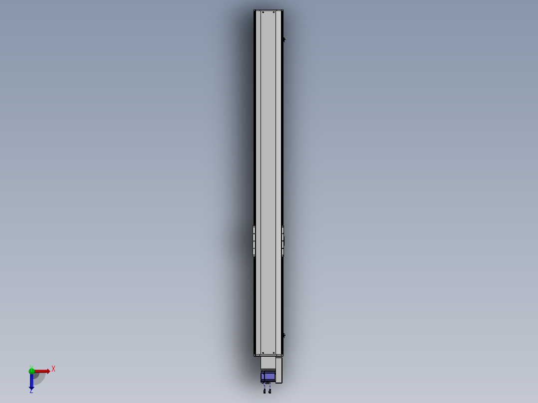 精密模组MT220-L150-2200-R-M75-C4俯视图
