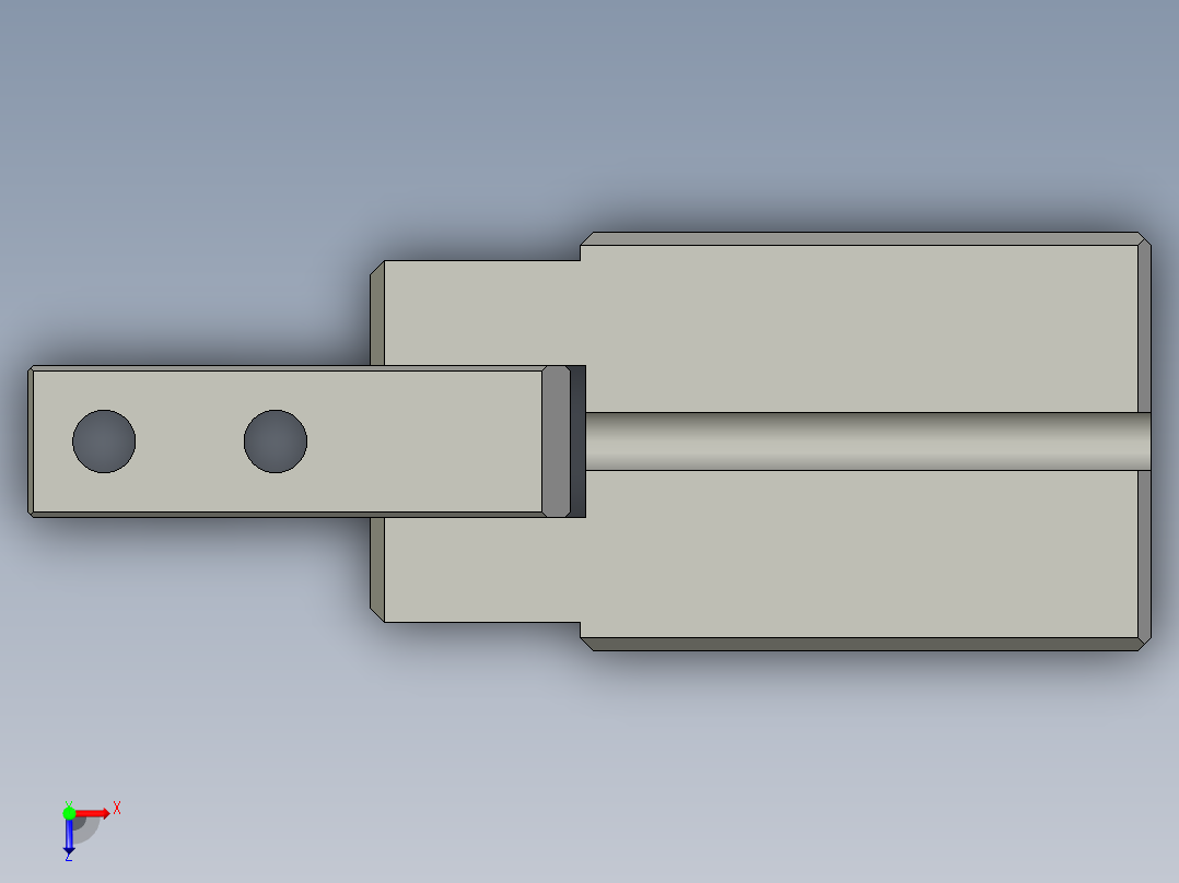 普通气爪PH09-16俯视图