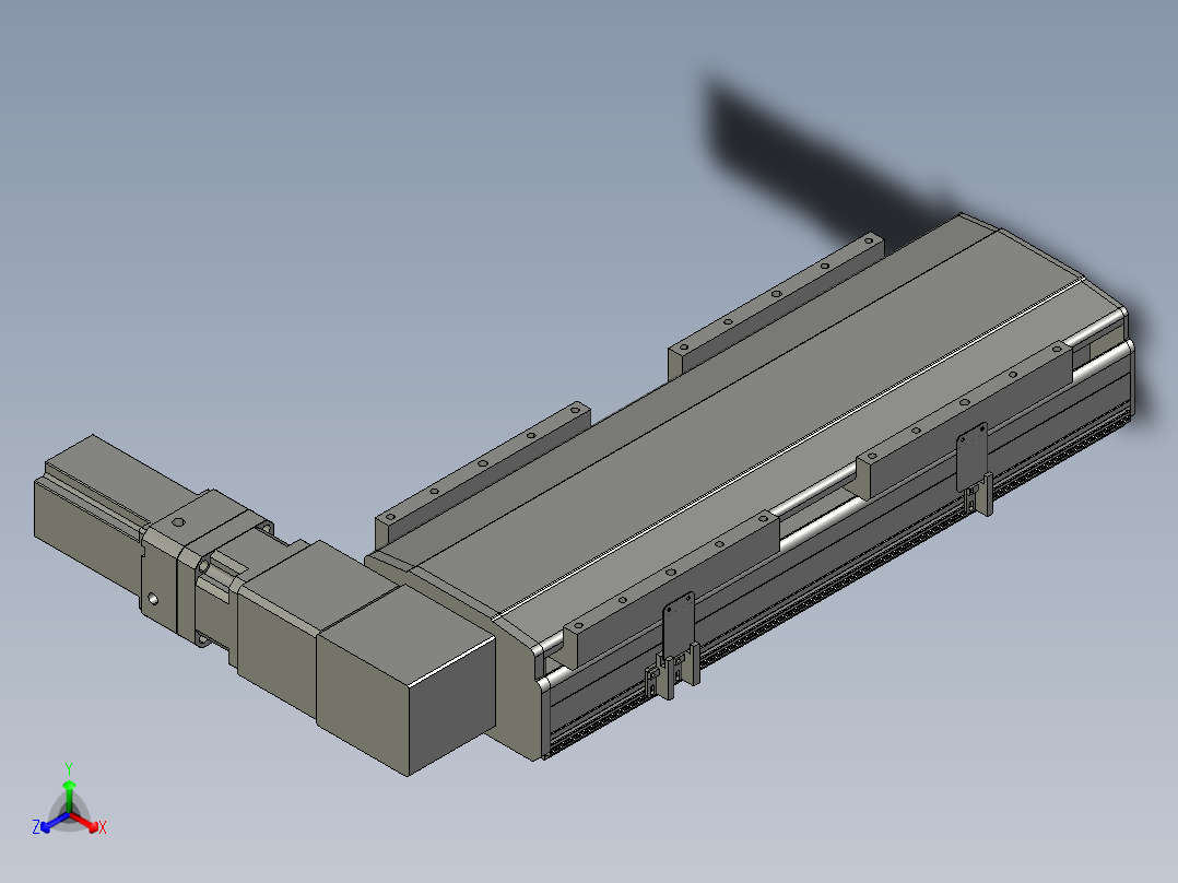 直线模组LHB21-L40-S300-R(B)设计图纸