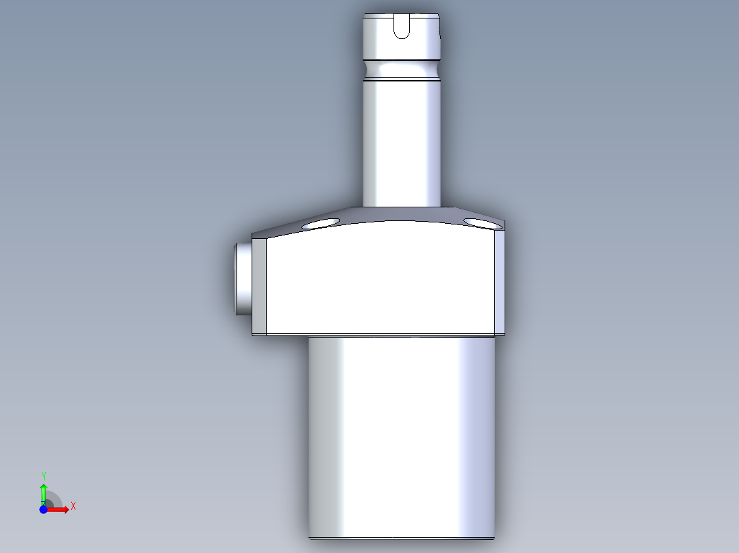 KOSMEKLHA0360-CL-F多系列多零件图纸模型前视图