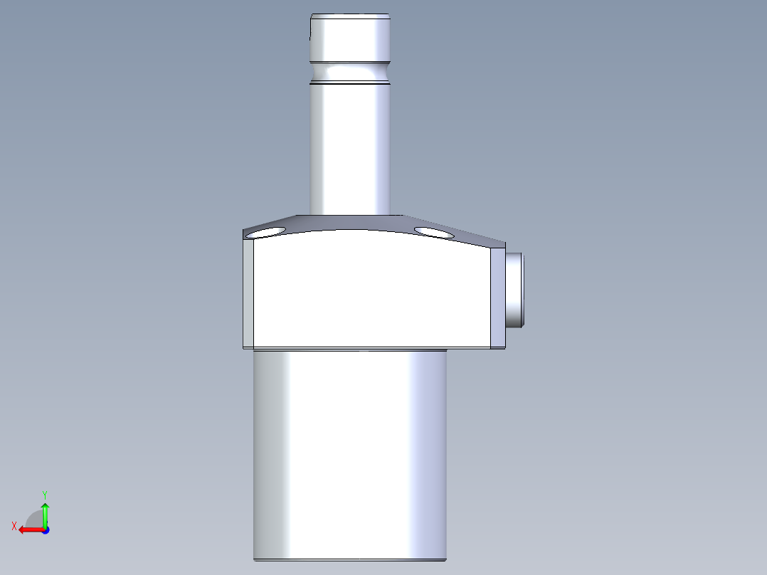 KOSMEKLHA0360-CL-F多系列多零件图纸模型后视图