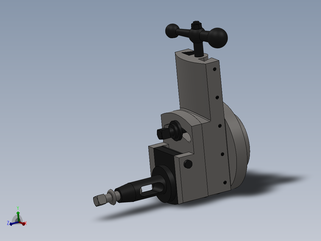 solidworks 牛头刨床<span style='color: red'>刀架</span>