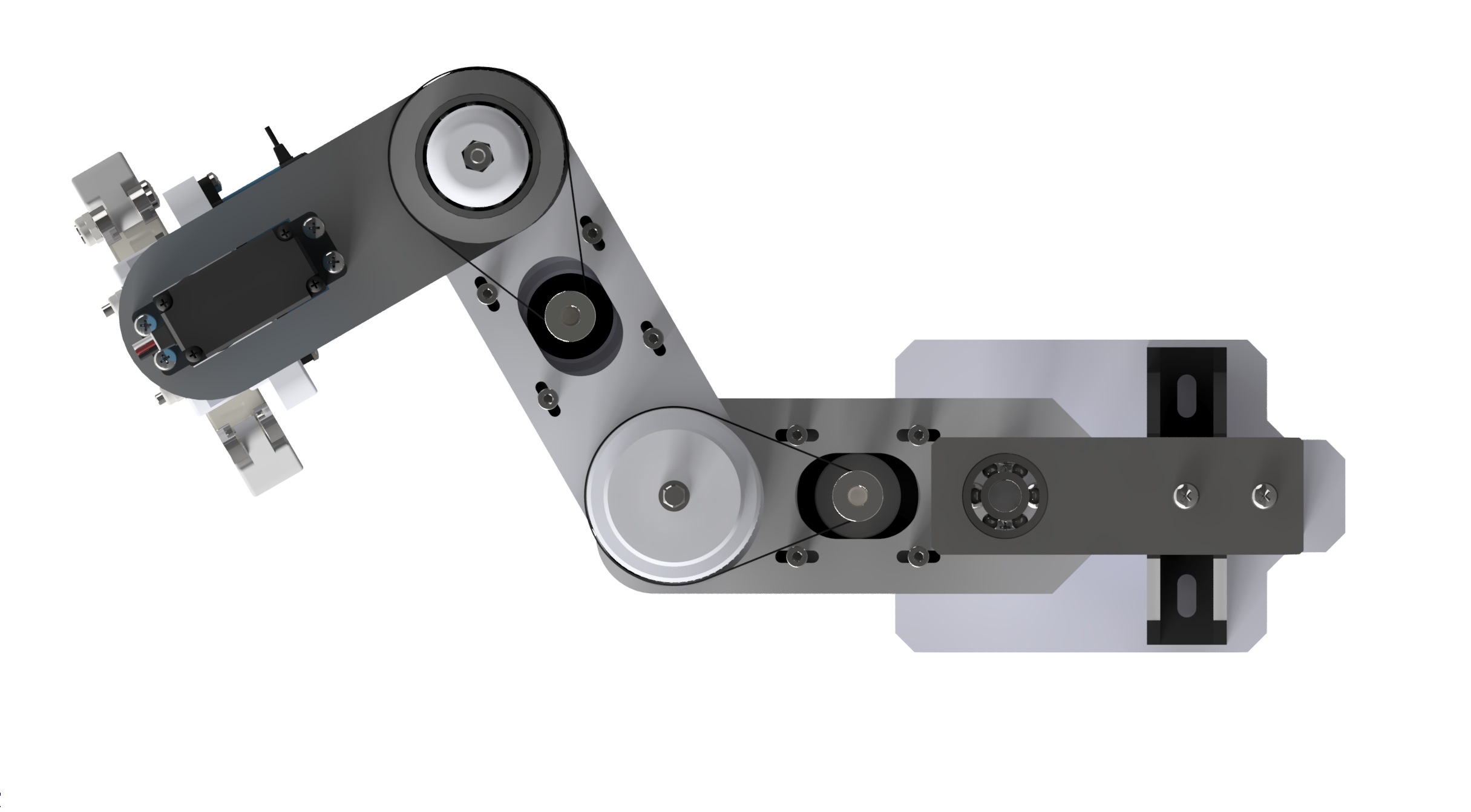 Scara robot 5 DOF机械臂3D数模图纸 STP格式