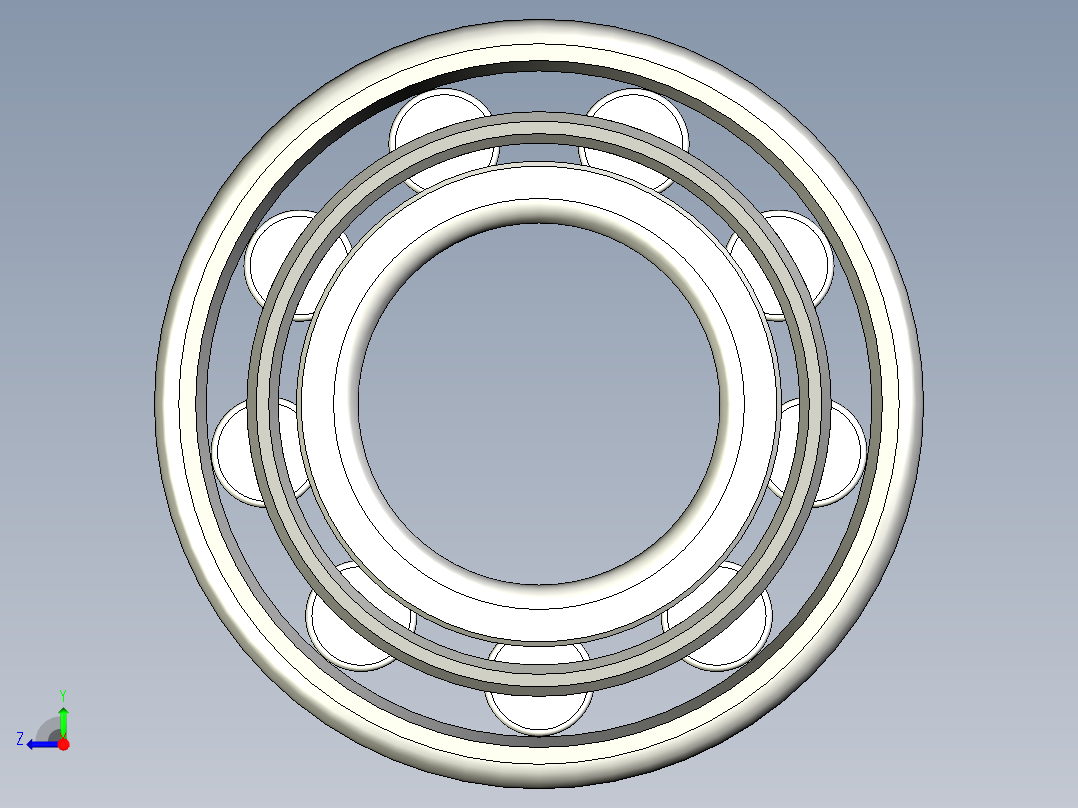 轴承-Bearing_40x85x27.stp右视图