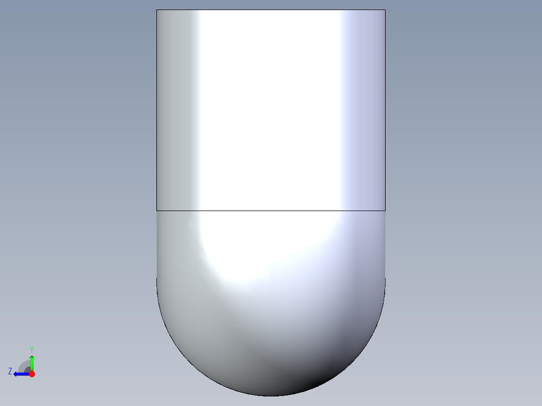 聚氯乙烯配件05-Sch80_90Elbow_SxS_806-005 _0.5in右视图