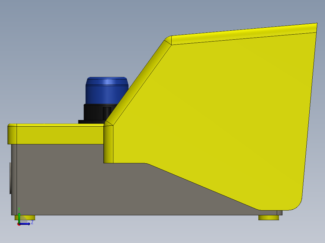 中断器 TIPO 踏板-INTERRUPTOR PEDAL COM CAPA BOTÃO SEGURO KAP-SF-SG左视图