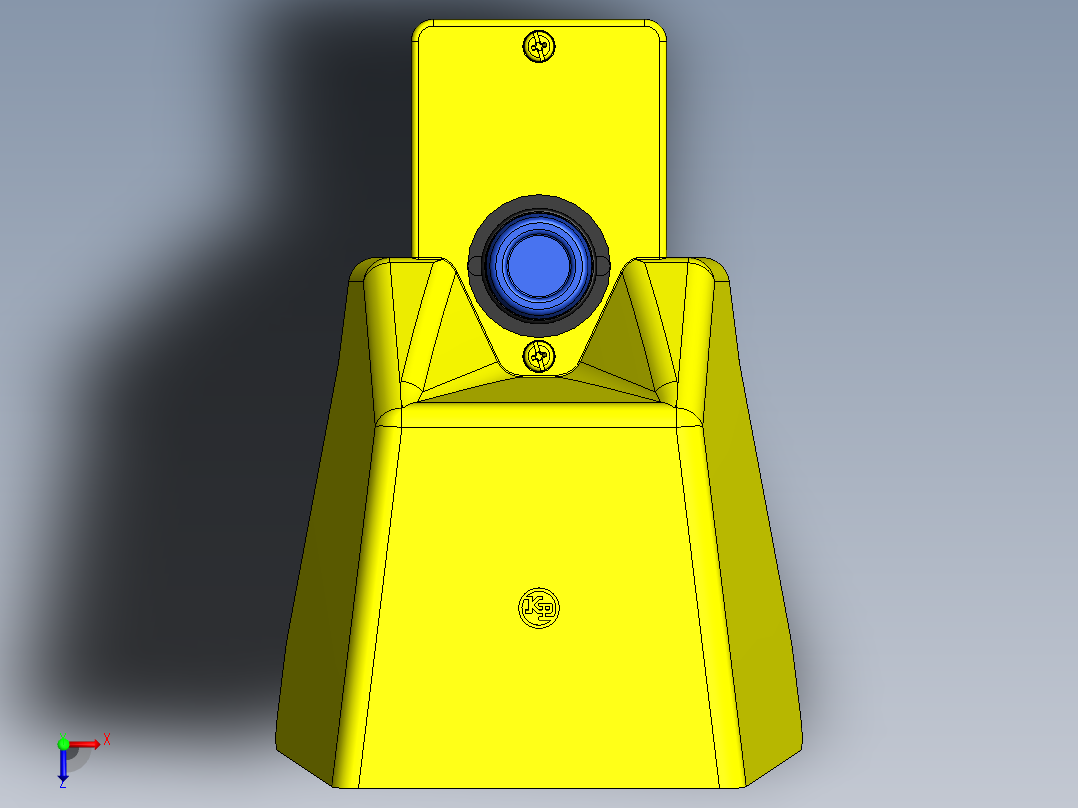 中断器 TIPO 踏板-INTERRUPTOR PEDAL COM CAPA BOTÃO SEGURO KAP-SF-SG俯视图