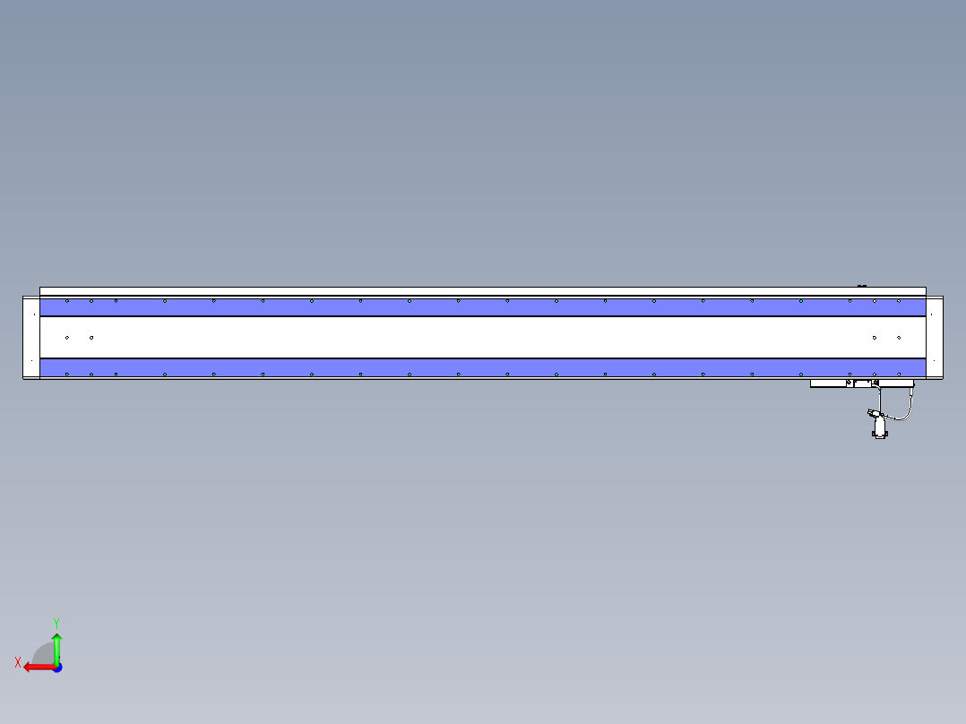 威洛博VL系列直线电机模组-VL17E3-S1550后视图