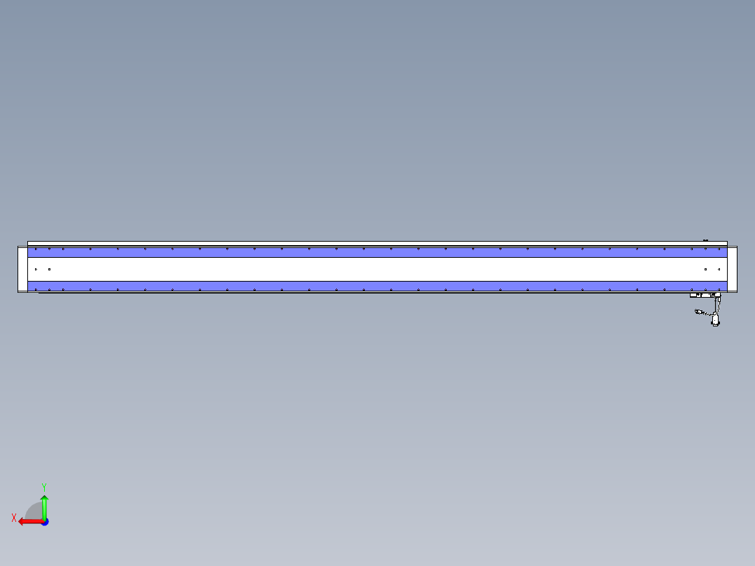 威洛博VL系列直线电机模组-VL17E1-S2400后视图