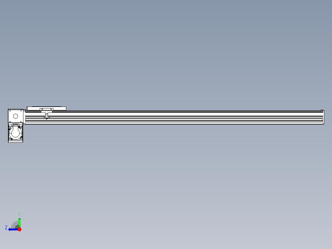 同步带全封闭直线模组TPA-HCB-120D-90-L1100-LP-C-P40-N3右视图