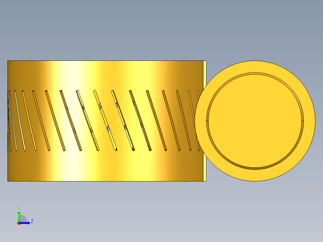 倒齿式工业管接头Stainless Steel Worm Drive Clamp 97HC-3左视图