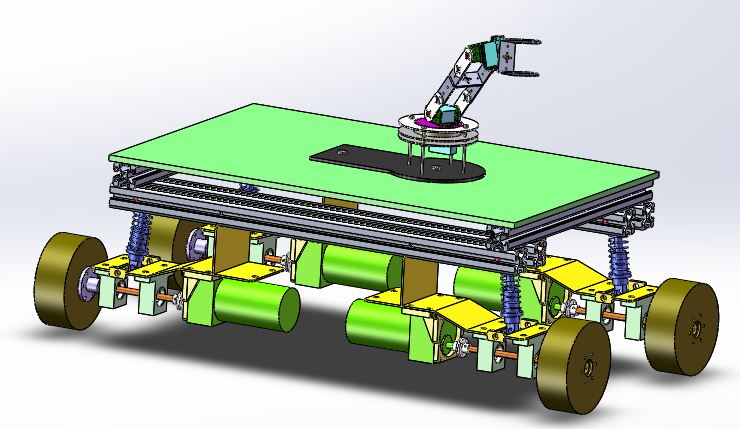 减震车（三维+设计+程序+原理图+二维）