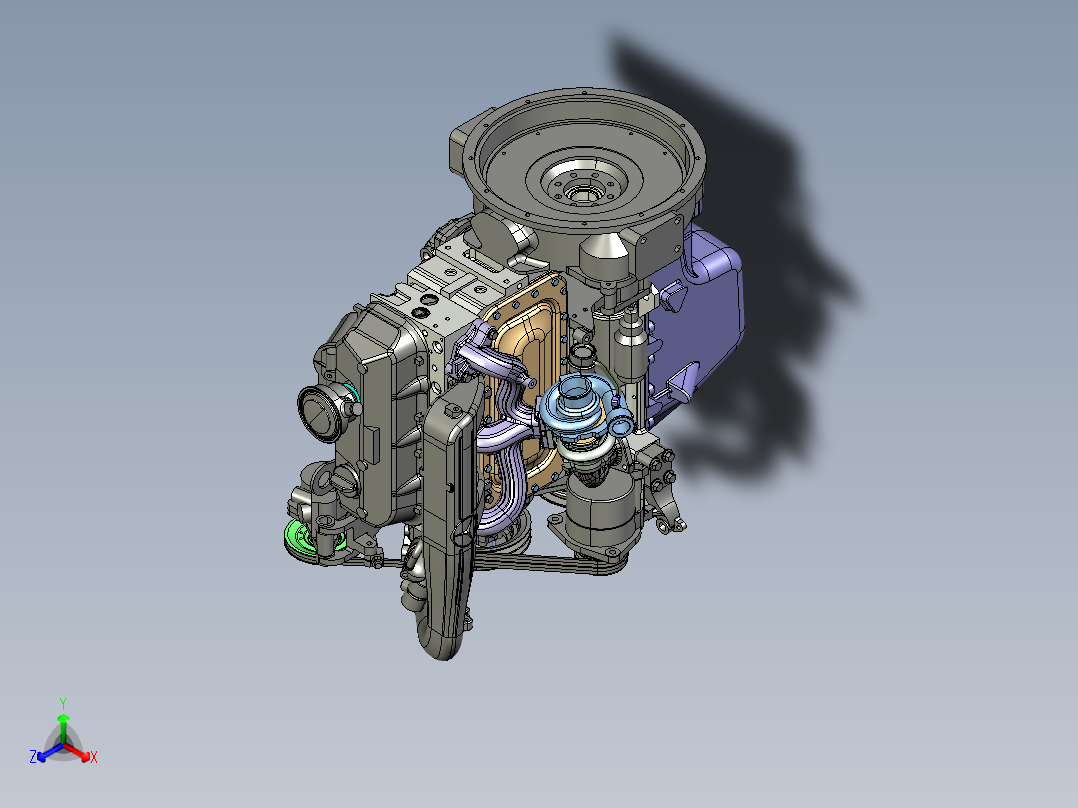 发动机2 (20)正等轴测图