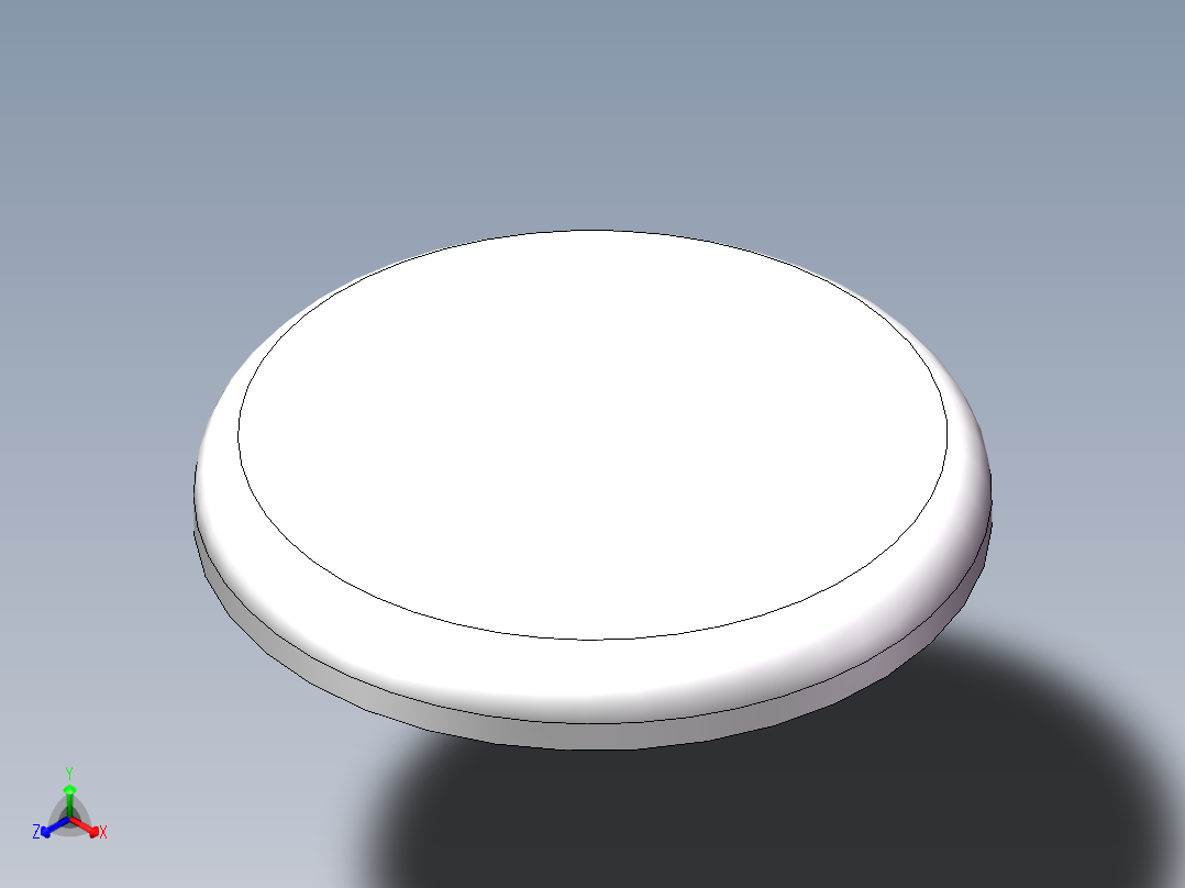 THB碟形封头DN600正等轴测图