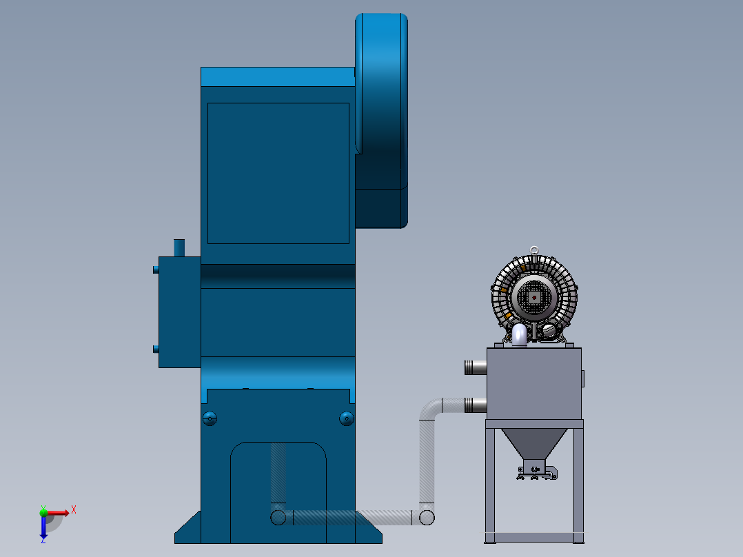 2023.02月-冲压废料收集装置sw18可编辑俯视图