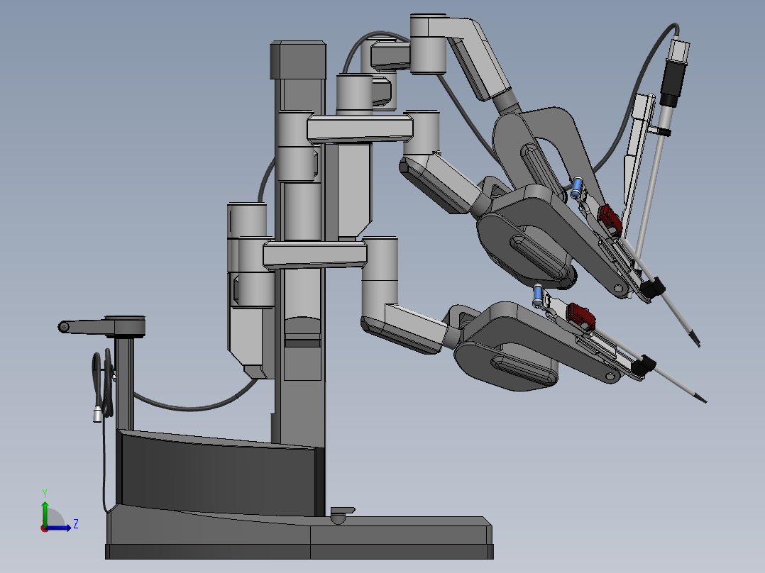 da-vinci-surgical-robot SW左视图