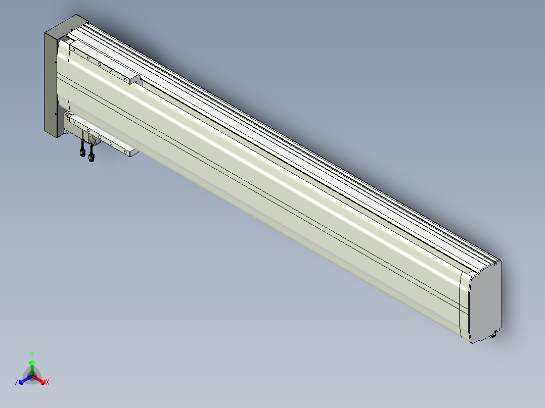 VF丝杆传动-一般环境VF27-Lxx-C-S1450-BL-ZP75-C3正等轴测图
